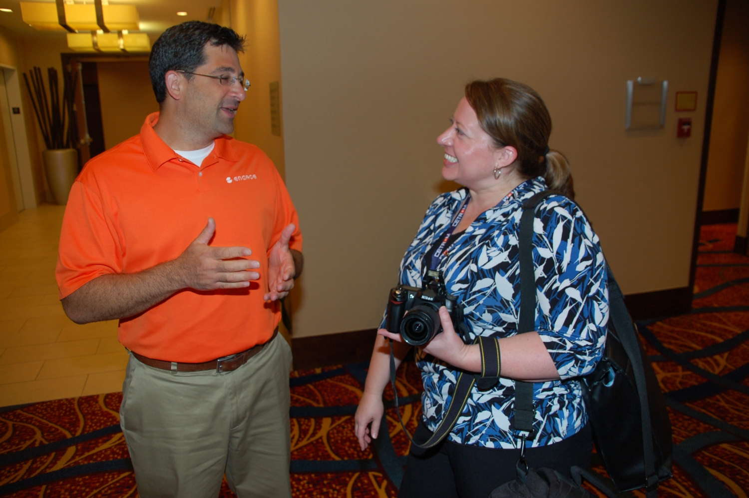 Jason at a conference